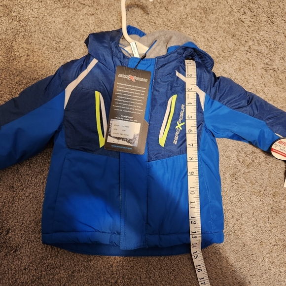 🆕 ZeroXposur Boys Infant Winter Coat Full Zip Hooded Fleece Lined NWT SZ 12M - Picture 11 of 11